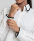 Women's Cropped Button Down Shirt